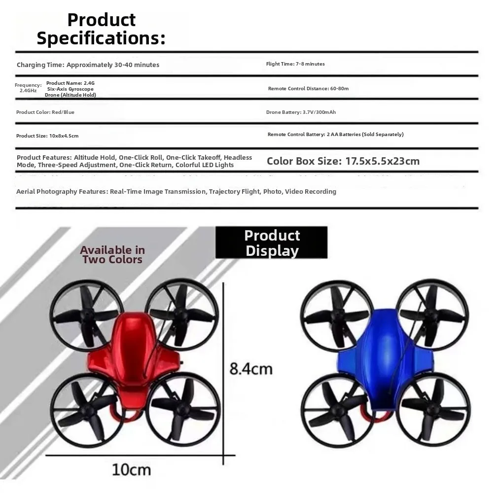 New Mini Teaching Quadcopter Assembly DIY Complete Set Accessories spiral blade Multistyles 714 motor