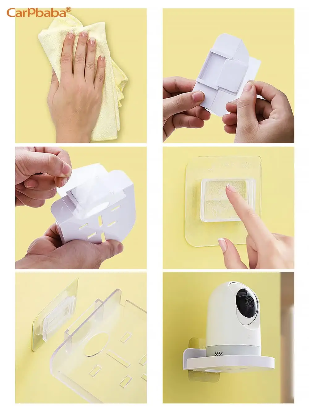 Kamera Transparent Halter Punch-Freies Überwachung Lagerung Rack Wand Montiert Überwachung Halterung Kinderzimmer Lagerung Rack