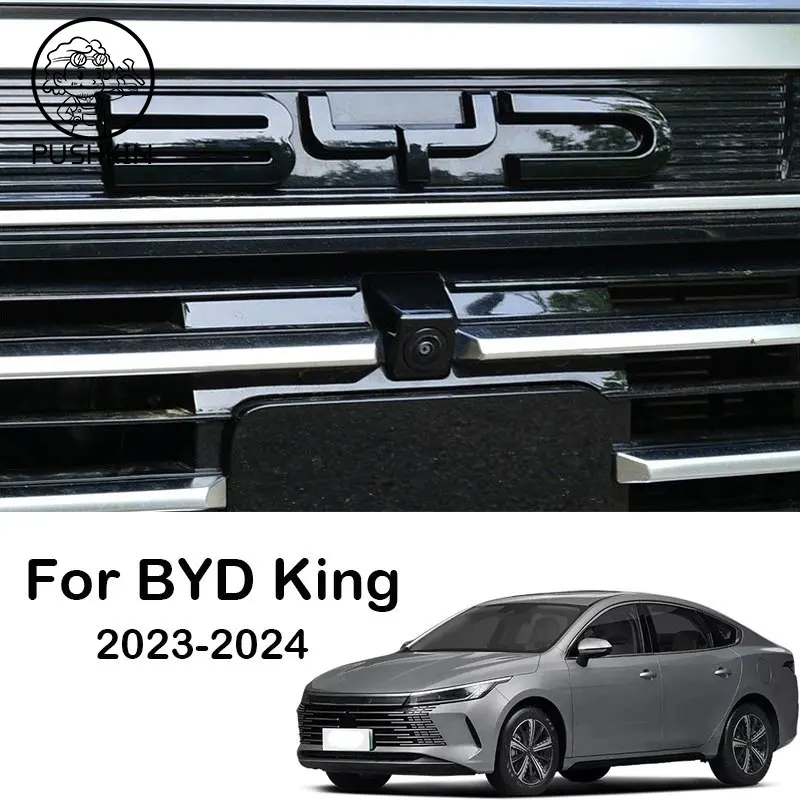 

For BYD Chazor seal 5 King DM-i 2024 2025 Accessories Car Front Bumper Emblem Badge Decal Black Carbon Logo Refit Sticker