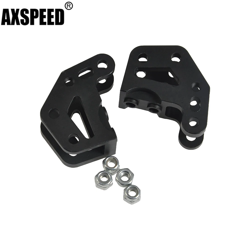 

AXSPEED 2Pcs Metal Aluminum Lower Link Shock Mount for 1/10 Axial Wraith 90018 RC Crawler Car Upgrade Parts