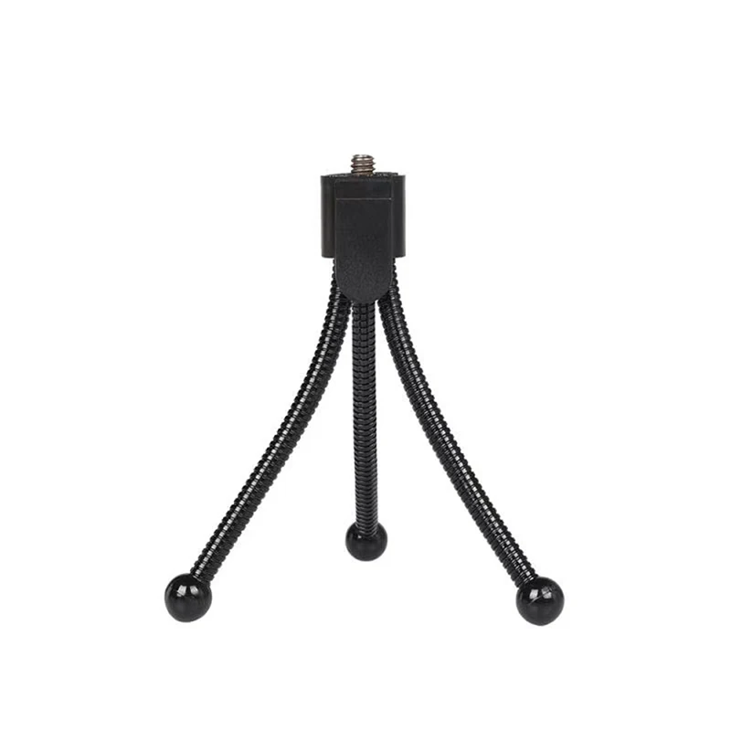 1 Pcs Mini Tripods for Digital Camera Mobile Phone Metal Lightweight Tripod Stand Mount Folding Desktop Camera Stand