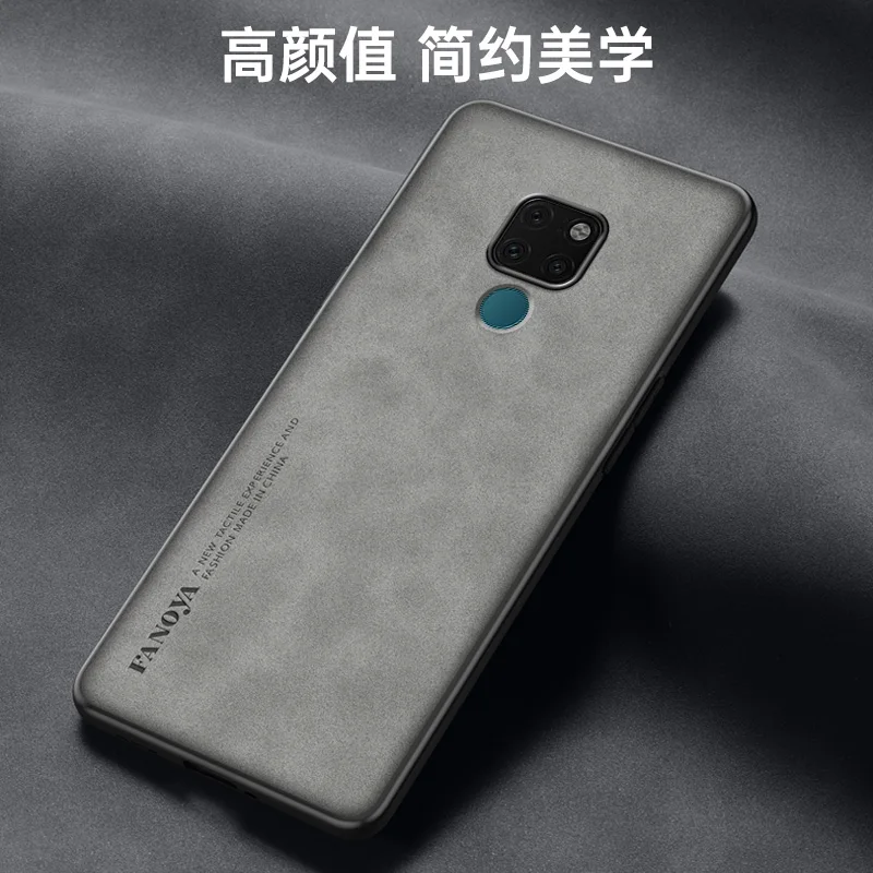 Dla Huawei Mate 20 HMA L29 L09 Etui odporne na wstrzฤ
sy PU Skรณra Twarda obudowa Etui na telefon Silikonowy zderzak dla Huawei Mate 20 Mate20