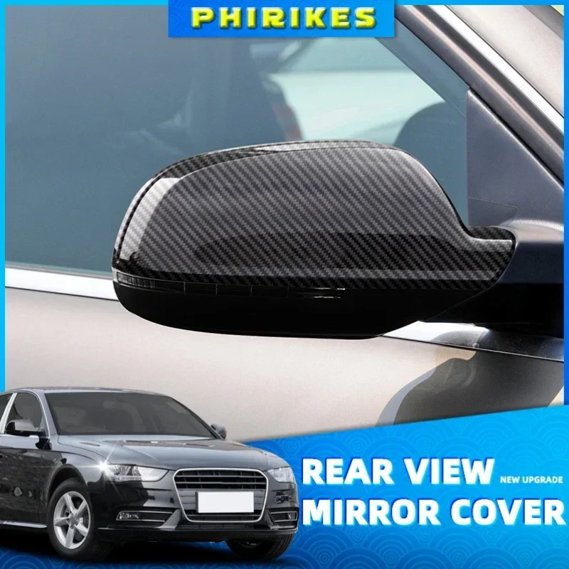 

Carbon Fiber Look Black Replacement B8.5 8K Mirror Cover for Audi A4 S4 A5 S5 A6 S6 A8 S8 Q3 SQ3 A3 D3 8P 4F C6