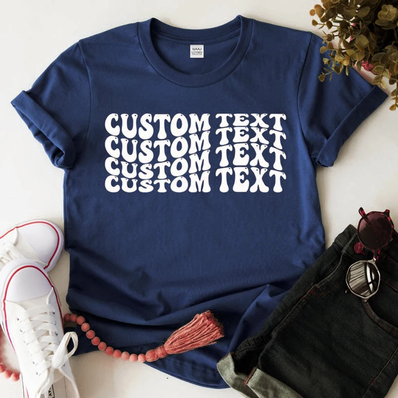 100% reine Baumwolle, personalisierte T-Shirts, geeignet für Männer und Frauen, Familien, Paare, Freunde, Teams und als Geschenke. – Detail 10