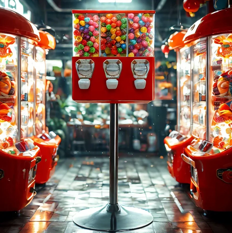 2025 Factory Priced Small Metal Candy Vending Machine Touch Screen Token/Coin Payment System Retail SDK Function Hot Sale