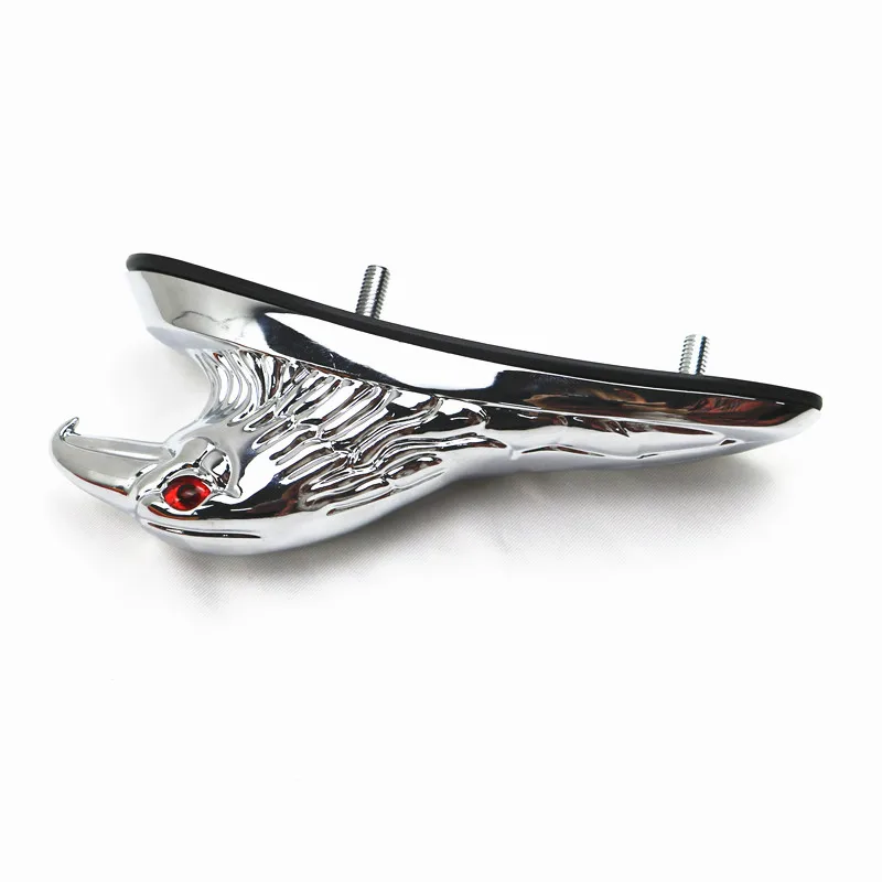 Chrome Eagle Head Ornament Statue Motorbike Front Fender Car Bonnet Motor XL FX