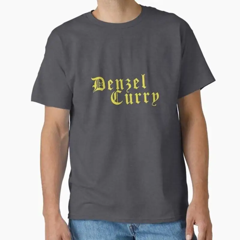 Camiseta clásica con fuente imperial de Denzel Curry, fabricada en EE. UU., talla S 2XL