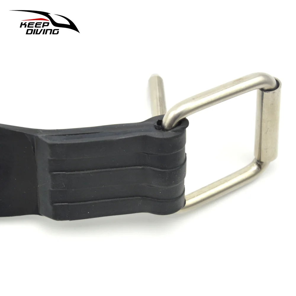 1,3 M/1,5 M/1,8 M Freitauchen Tauchen Gummi Gewicht Gürtel Mit Edelstahl RQuick Release Schnalle BCD Zubehör Tauchen Ausrüstung – Detail 4