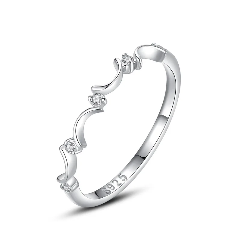 

Оптовая продажа, роскошное кольцо на палец Cz Moon Bague Argent 925, оптовая продажа ювелирных изделий