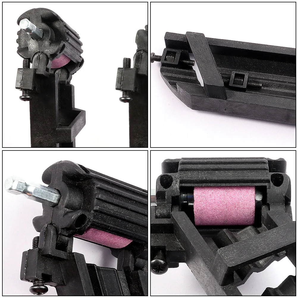 

Portable Electric Drill Bit Sharpener Corundum Wheel Durable Easy to Use Save Time and Money Twist Head Screw Positioning