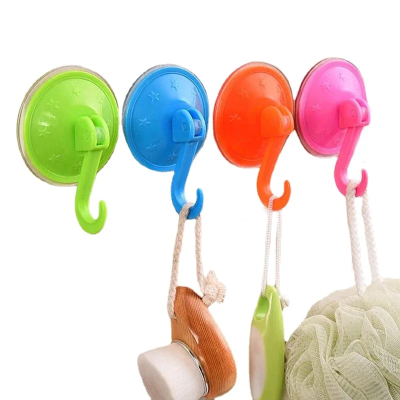 

3pcs 7.5cm Suction Cup Hook Wall Plastic Seamless Creative Vacuum