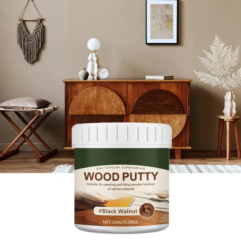 Wood Filler Putty Multipurpose Wall Putty Hole Repair Wood Furniture Repair Kit Professional Wood Hole Filler Stainable Wood