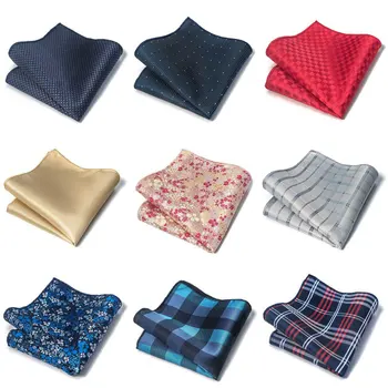 Mouchoir de marque pour hommes, accessoires de costume à ray...