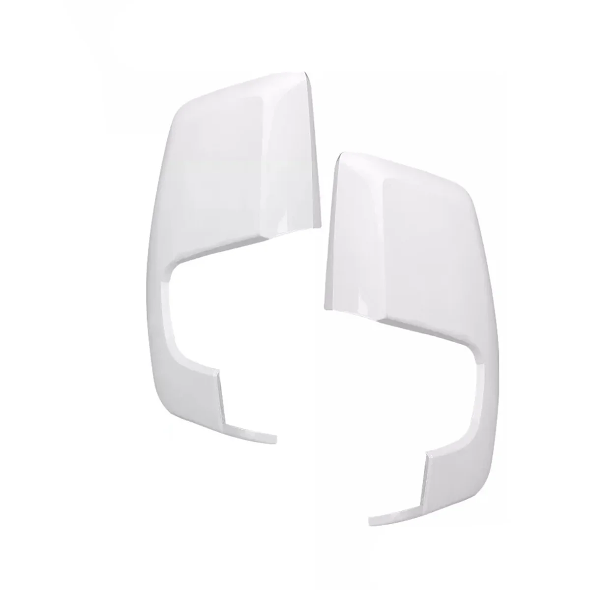 

Car Side Wing Mirror Cover Rear View Mirror Cover 1809084 2064129 2064127 for Ford Transit Custom 2014-2020 White