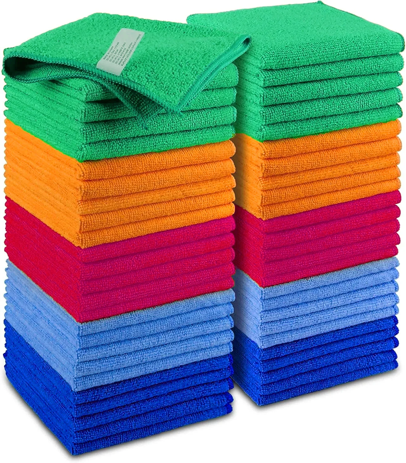 50pcs Multi-color Microfiber Towels Car Wash Drying Cloth Towel Household Cleaning Cloths Auto Detailing Polishing Cloth Home Clean Tools 30x30cm