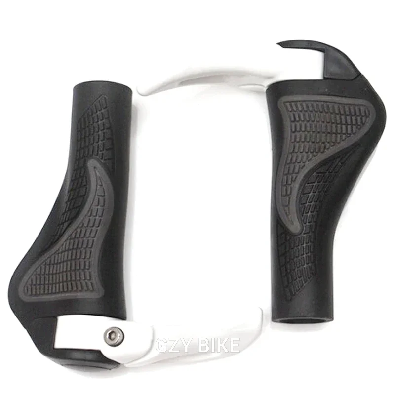 Bicycle Bike MTB Bar ends handle bar Handlebars Rubber & Aluminum end Handle  Ergonomic Push On Soft