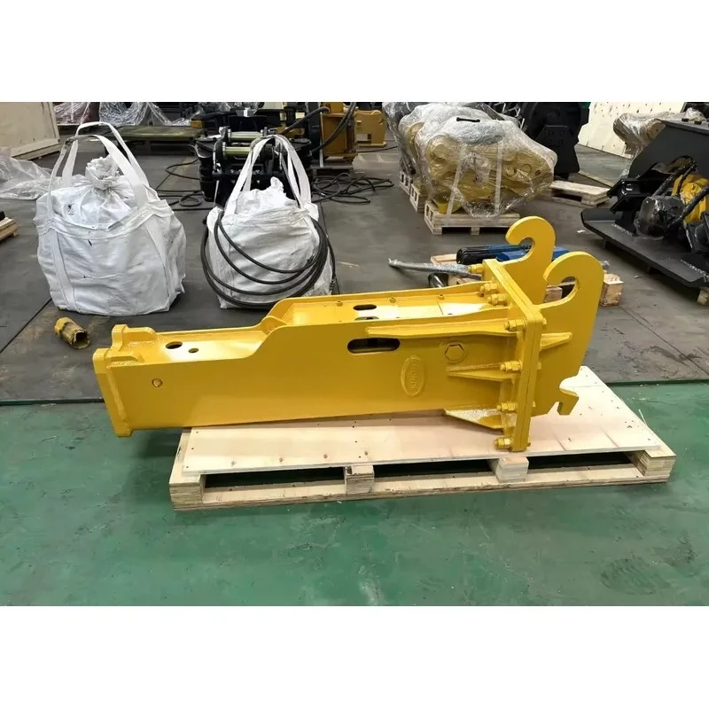 MONDE Hydraulic Breaker for Excavator Demolition Tool Silence Box Alloy Steel CE Certified for 2.5-4.5 Ton Motor Pump Bearing
