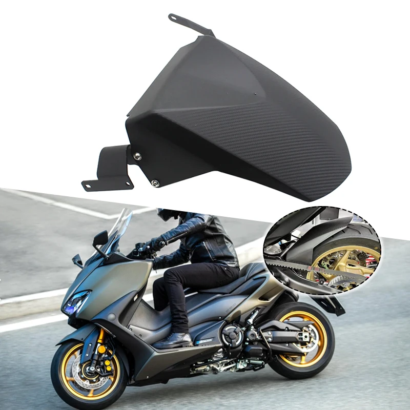 

Fit For Yamaha T-MAX560 Rear Mudguard TMAX 560 2018-2024 2022 Motorcycle Mud Rear Fender Tire Wheel Hugger Splash Guard Cover