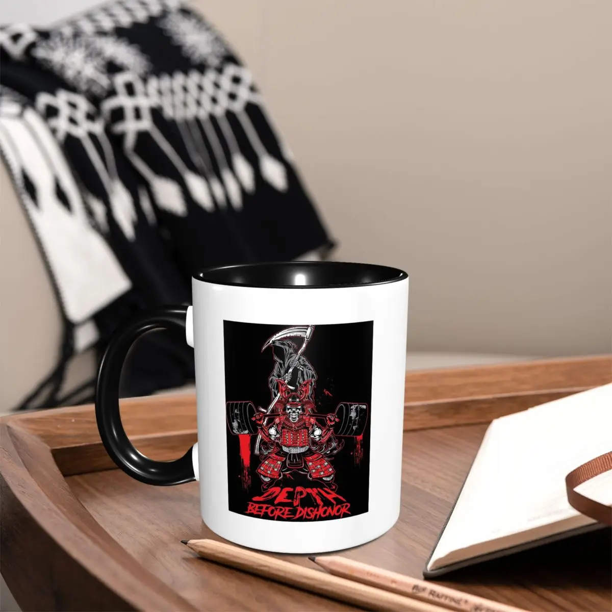 Depth Before Dishono Mug Funny Ceramic Coffee Cups Tea Mugs Milk Cup Drinkware Gift for Friends
