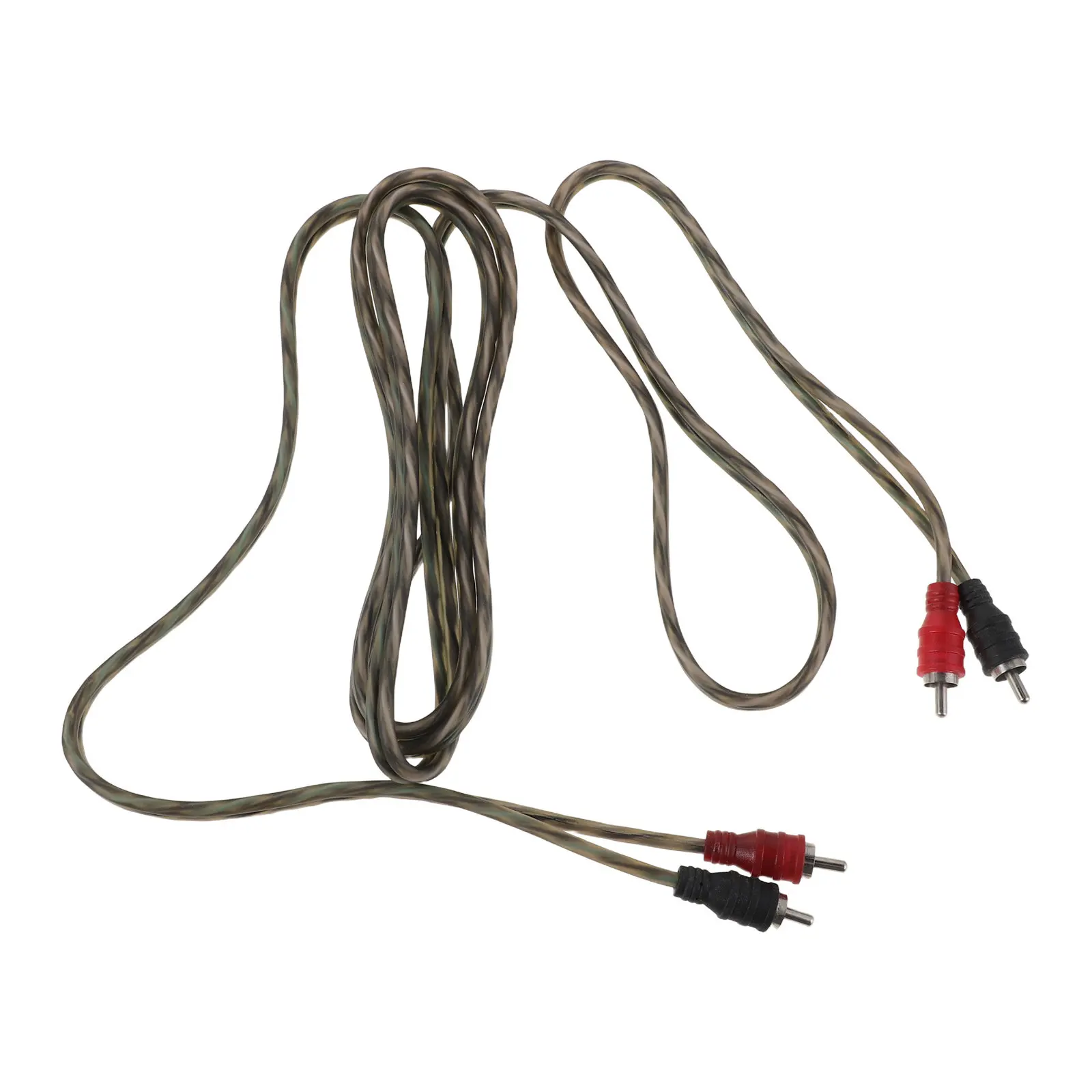 Car Audio Signal Wire Pure Copper Splitter Cable 5M Easy Installation Speaker Wire for Car Stereo Tablet Amplifier Audio Video