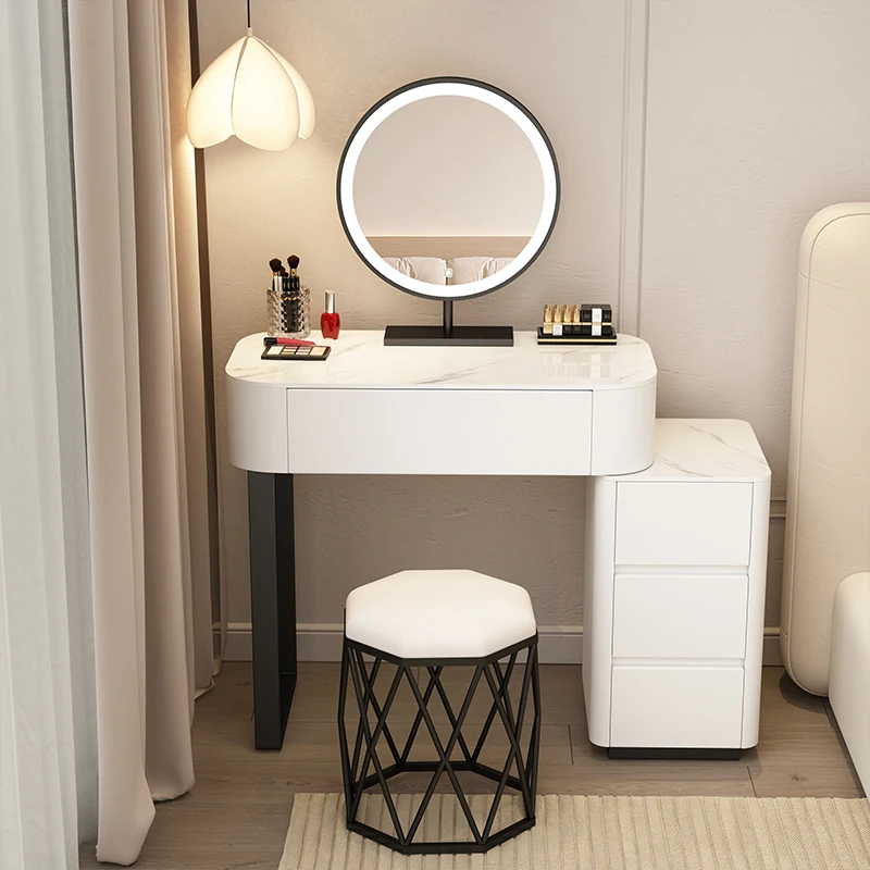 

Salon Girls Vanity Table Makeup Storage Drawer Dresser Vanity Table Modern Luxury Tocador De Maquillaje Bedroom Furniture