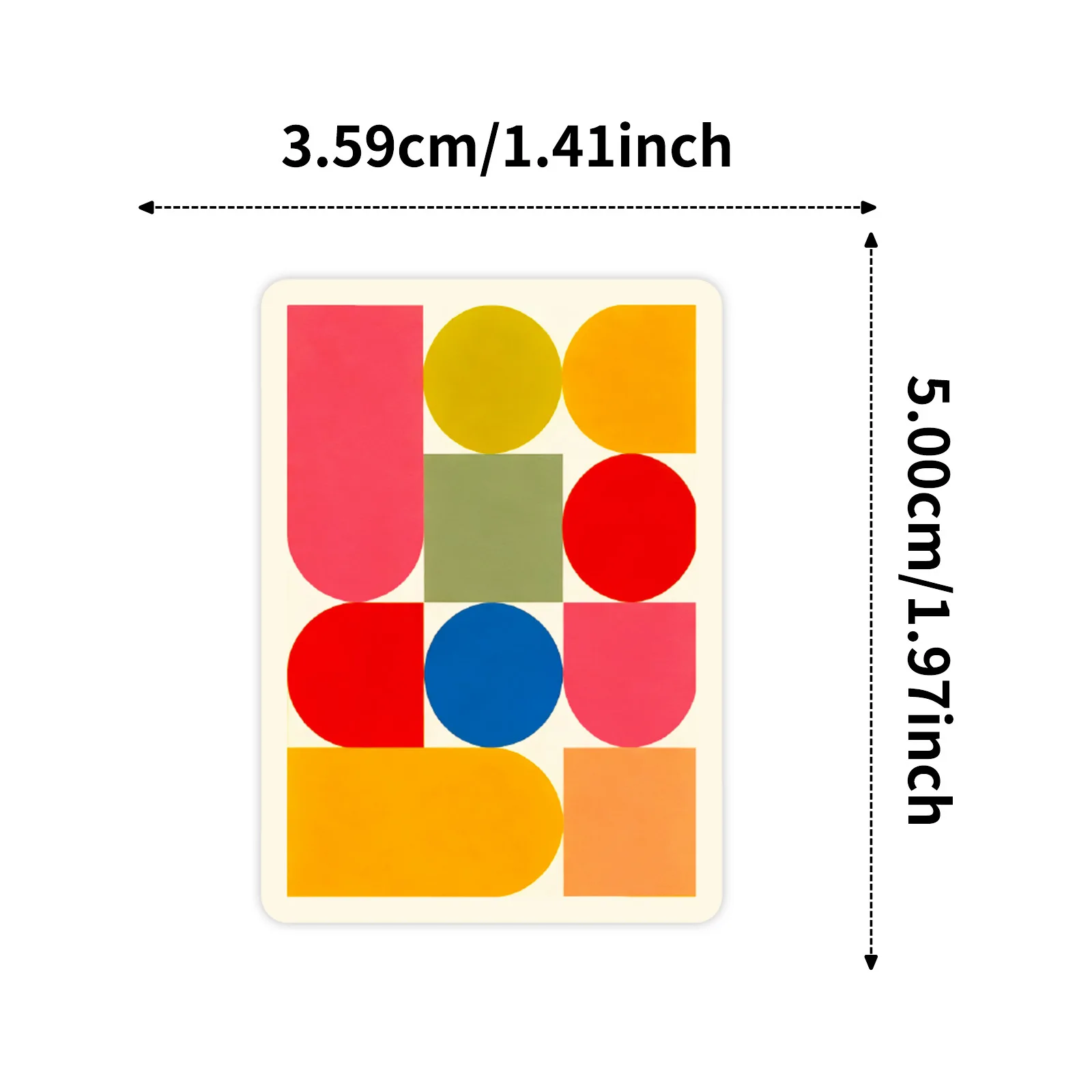 56/112 قطعة الإبداعية خمر هندسية اللون كتلة خربش ملصقات لصندوق أدوات مكتب دفتر خوذة سكيت الثلاجة مقاوم للماء