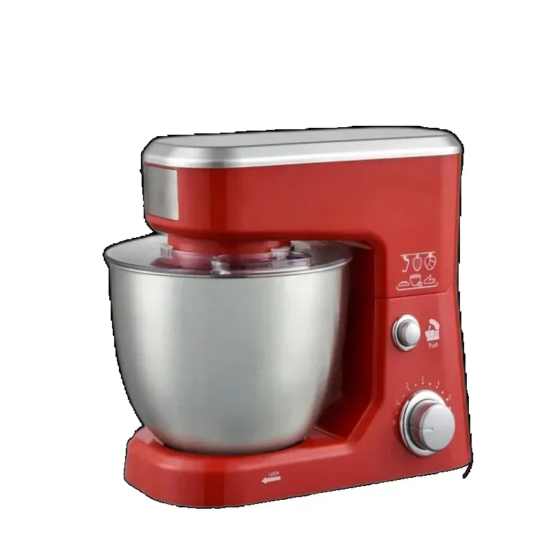 Hot SalesHousehold Stainless Steel Much Accessories Mixing Machine For Salad Cake Bread Kitchen Electric 800W4.2L
