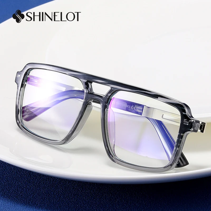 

93519 Classic Eye Protection Plain Glasses Rectangle Durable Eyeglasses Prescription Frame Youth Style Medical Grade Eyewear