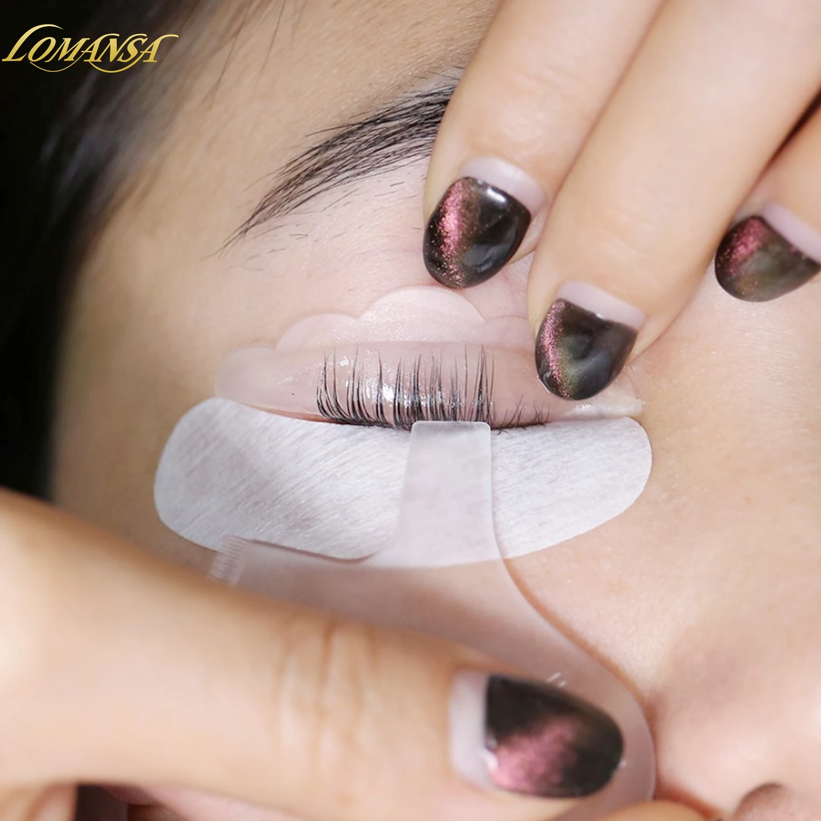 Lomansa 새로운 실리콘 속눈썹 허용 패드 속눈썹 연장 용품 메이크업 액세서리 속눈썹 연장 속눈썹 리프팅 도구