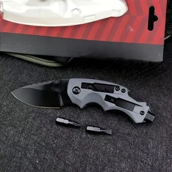 KS 8720 Folding Knife Multi-tool Utility Knife 8Cr13MoV Blade Nylon Glass Fiber Handle Outdoor Self-defense Camping Tools Gifts