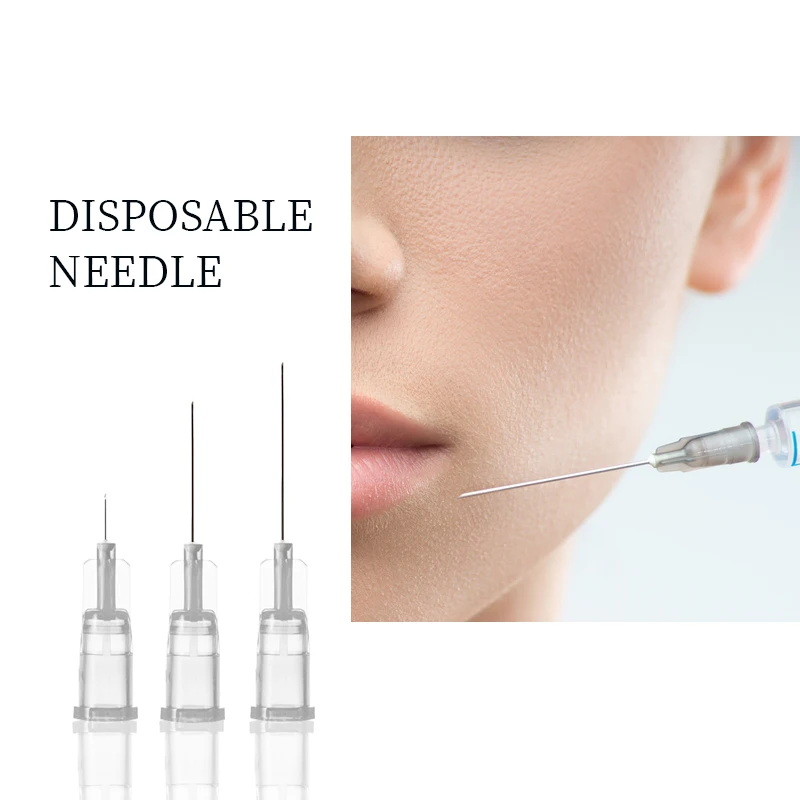 Korean High-end Sharp Smooth 34g 4mm 1.5mm 2.5mm 30g 13mm Painless Sterile Stainless Steel Needle For Syringe