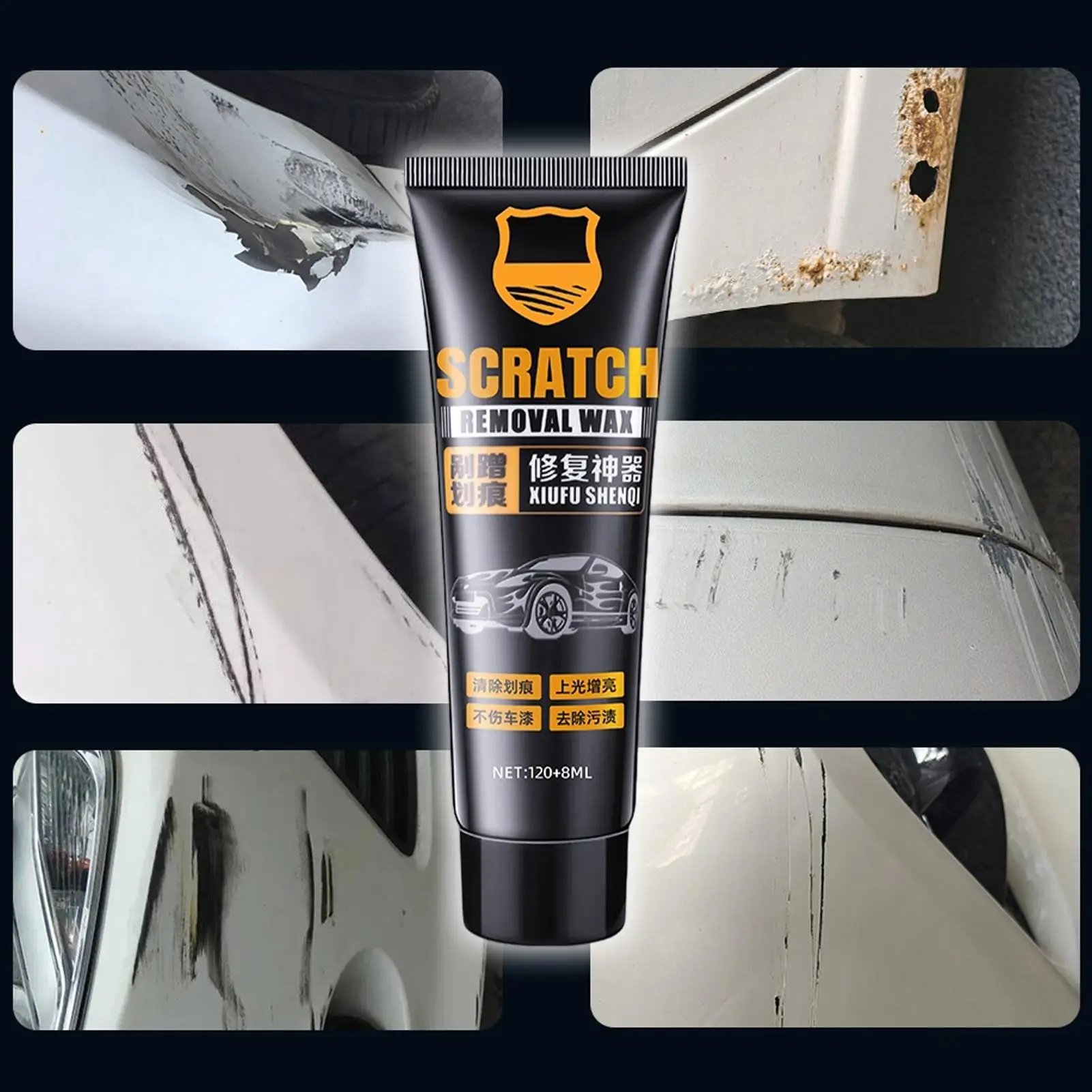 Car Paint Repair Polish Wax Scratch Remover Coating Agent Universal Auto Care Repair Marks Renew Gloss Daily Beauty Accessories