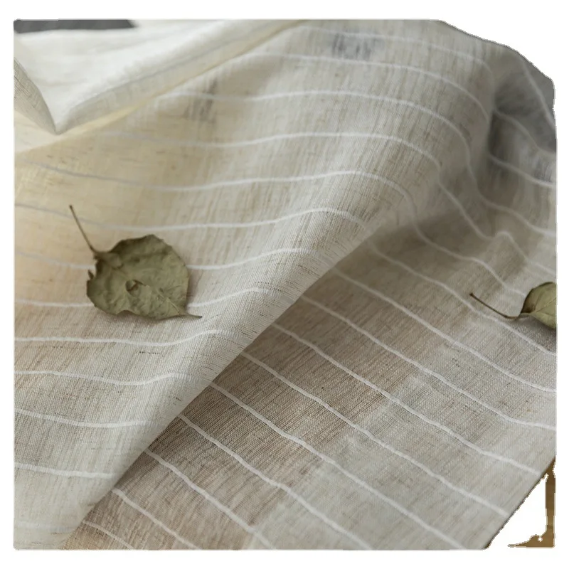Japanischer Stil Vertikale Baumwoll-Leinen Transparente Voile-Vorhänge für Wohnzimmer Schlafzimmer Arbeitszimmer Fenster Balkon Maßanfertigung