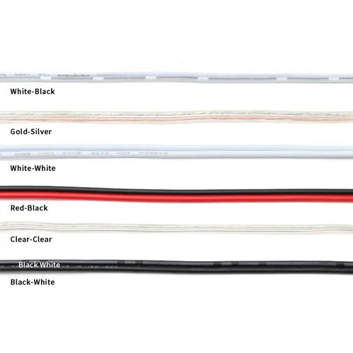 Imagen 2 del producto Cable eléctrico UL2468 de 2 ~ 50m, cobre estañado, PVC, aislado, 2 pines, 16/18/20/22/24/26/28/30 AWG, Cable de tira LED de extensión