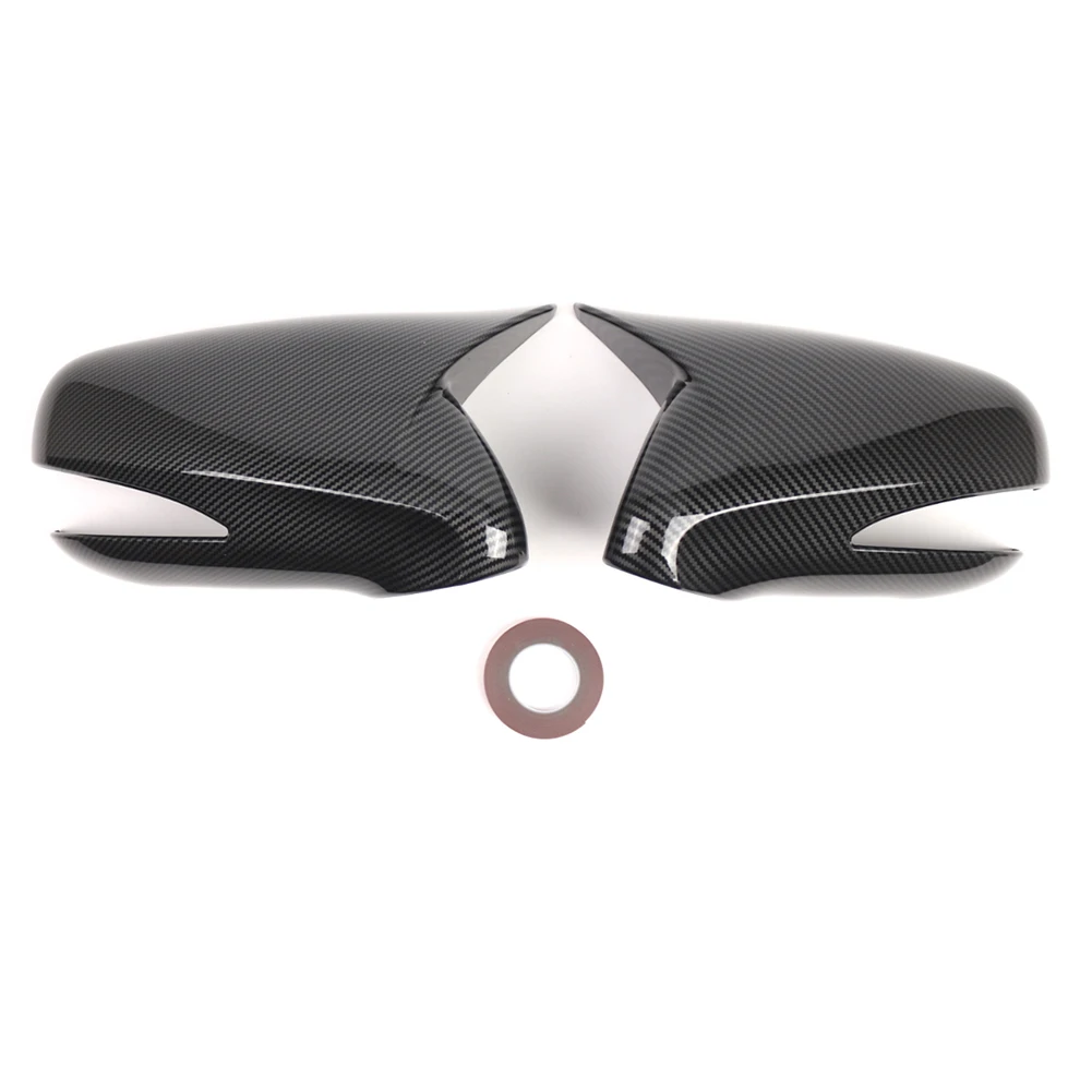 

Black ABS Mirror Cap LHD Rearview Mirror Accessory Car Cover Side Mirror Trim For Left-hand Driver High Universality Fitment