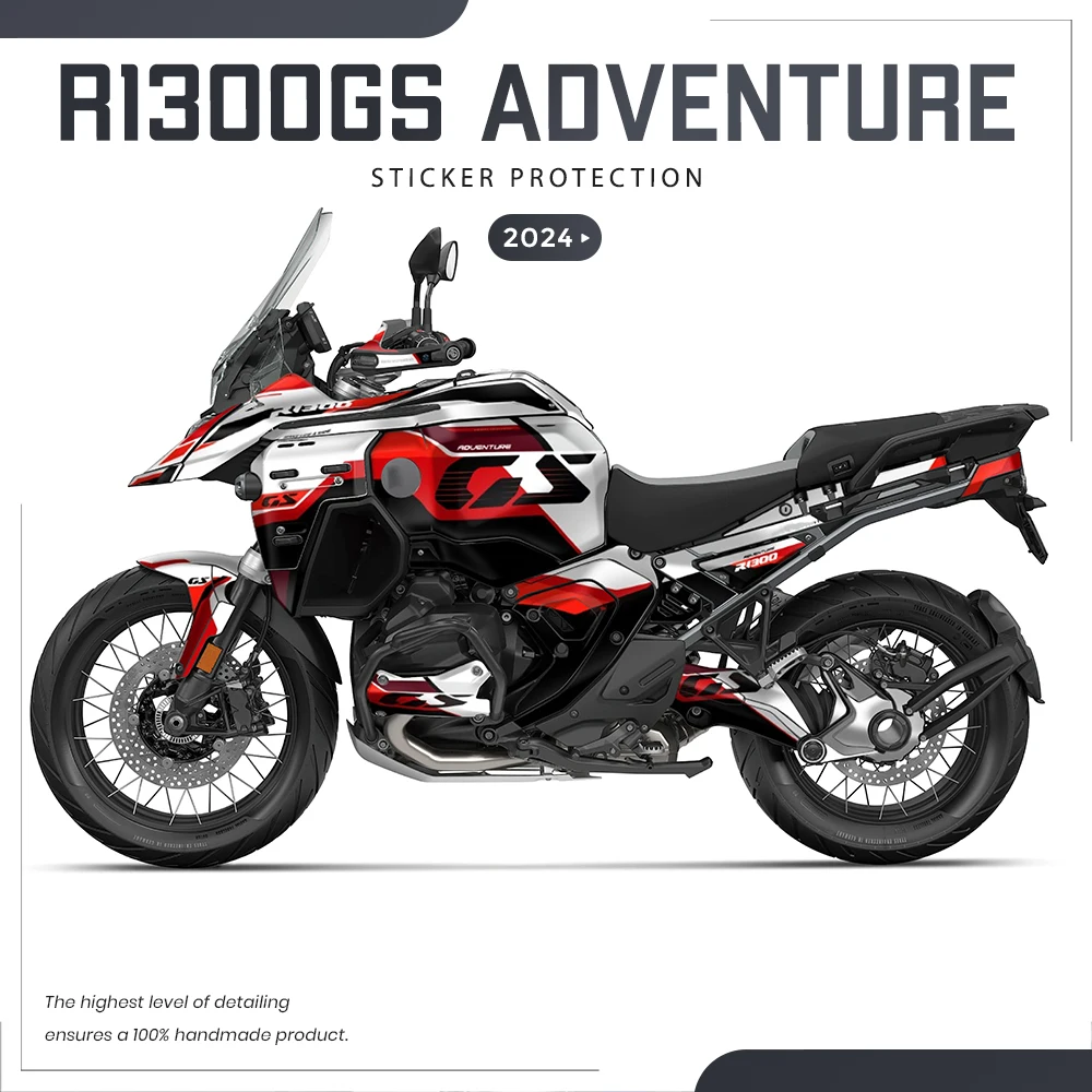 

НОВЫЙ графический комплект для R1300 GS ADV Adventure (2024-) комплект наклеек на обтекатель мотоцикла, полный комплект защиты