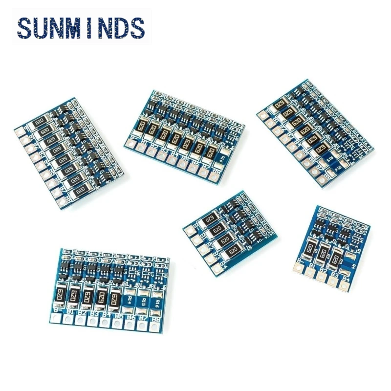 3S 4S 5S 6S 7S 8S 5S 21V 4.2V Balance Function Protection Board 68mA 5S Li-ion Lipo Battery Lithium 18650 Batteries Balanced
