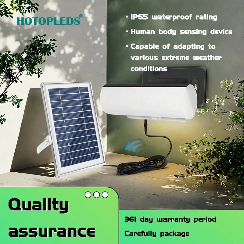 

Solar Wall Light 3 Colors Light Waterproof Outdoor Lighting 2700K/4500K/6000K for Garden Fence solar light outdoor