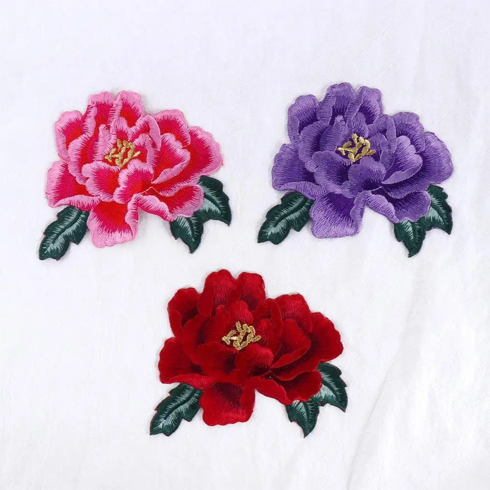 Фиолетовые аксессуары для одежды «сделай сам», украшения для одежды, пришить свадьбу, железные нашивки, вышитые значки, аппликации, нашивки