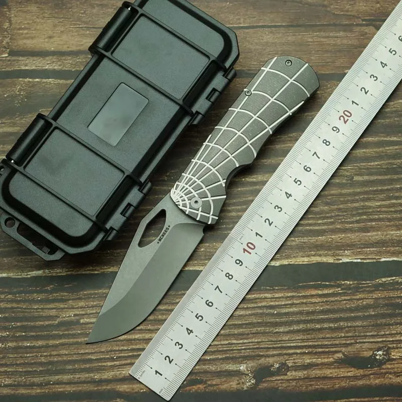 LEMIFSHE Dixon cuchillo plegable EDC de acero y titanio - imagen 3
