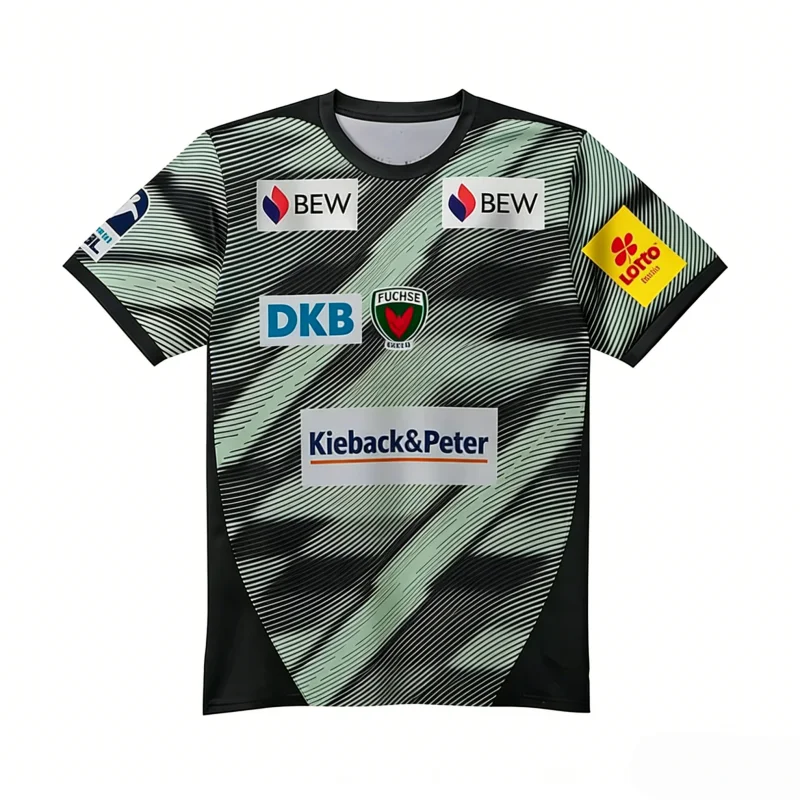 

Новинка 2026: Футболка для гандбола FÜCHSE Berlin RLIN, спортивная одежда, модная оверсайз-футболка для тренировок по гандболу