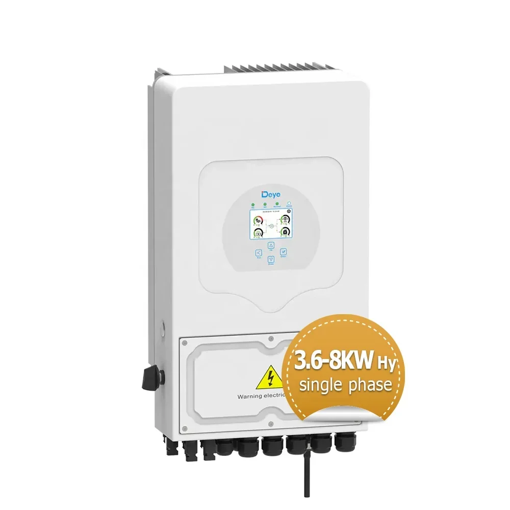 Deye Hybrid Inverter SUN-6K-SG05LP1-EU Single Phase String Solar Inverter 6kw Low Voltage Battery Inverter