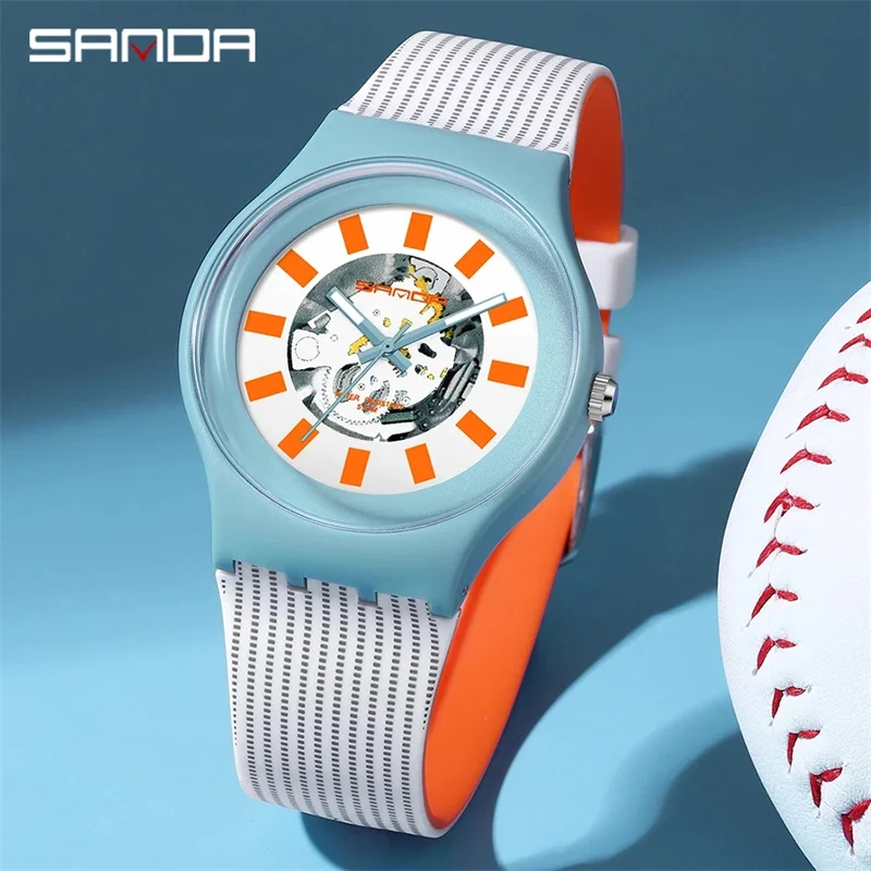 SANDA 3207 2023 Hot Sell New Waterproof Sport Watches Women Men Fashion Digital Wristwatch Casual Clock male Relogio Feminino