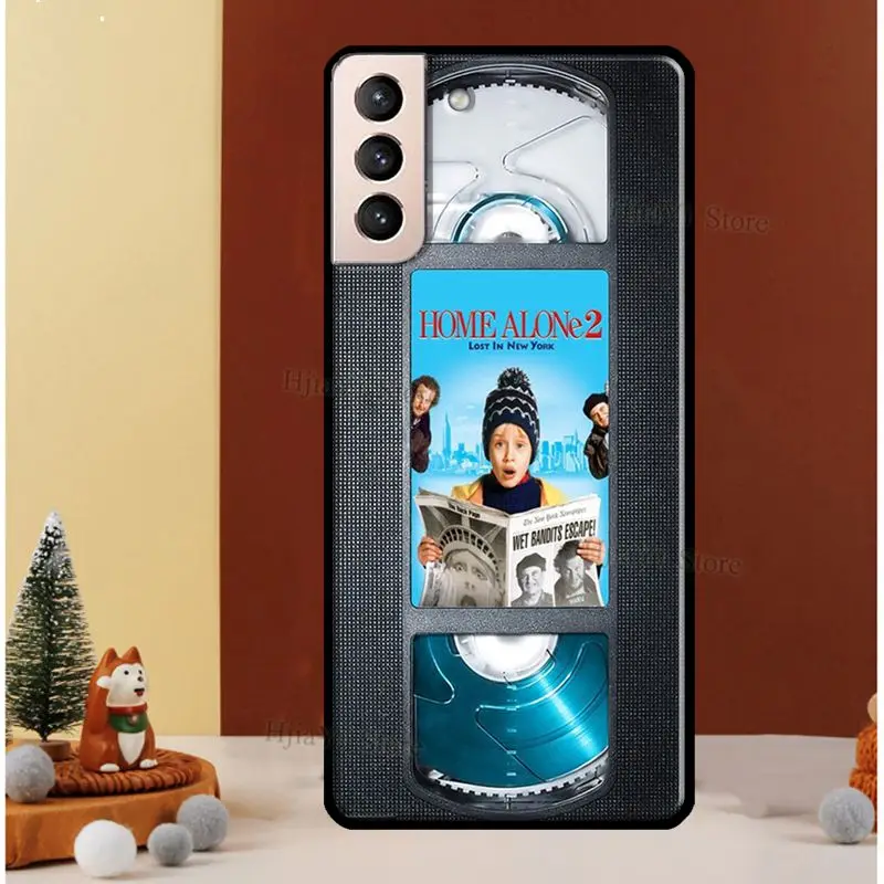 VHS tape cassette Home Alone Phone Case For Samsung Galaxy S22 S21 Ultra Note 20 Note 10 S8 S9 S10 Plus S20 FE Coque