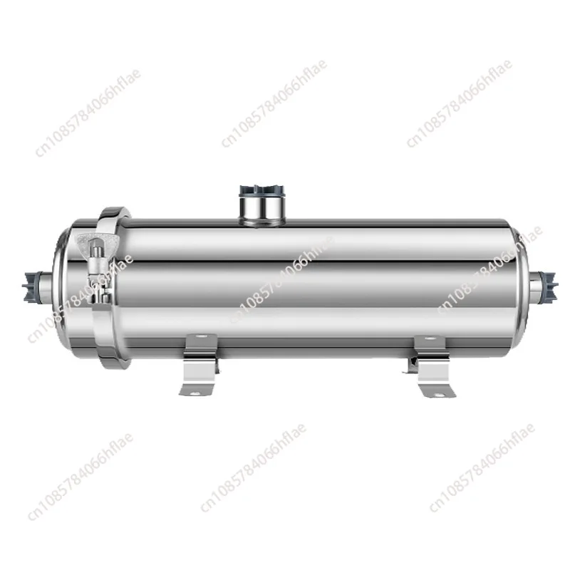 

Whole house large flow kitchen water purifier stainless steel pipe filter rural tap well water yellow mud water purifier