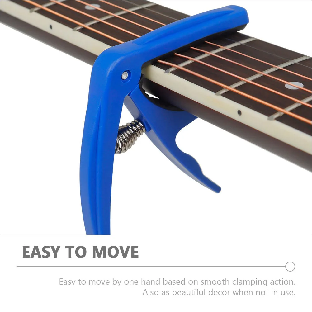 

FOMIYES Guitar Capo Universal for Acoustic Electric Bass Ukulele Professional Tuning Replacement Tool Lightweight Design