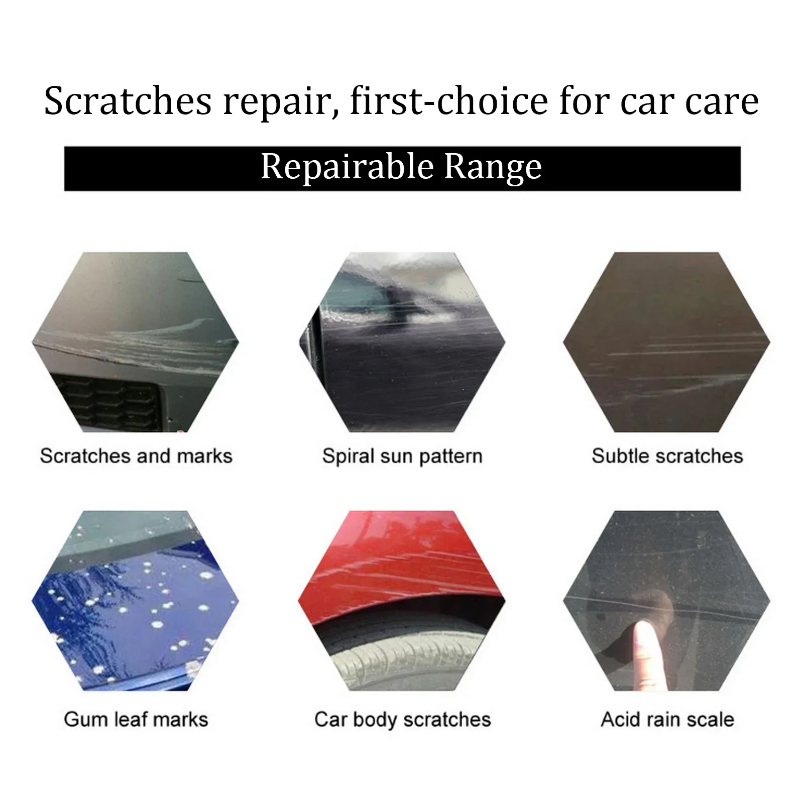 Vvaxy Car Scratch Repair Wax Automobile Scratch Repair Paint Scratch Polishing Wax V-vaxy Liquid Glass Car Polish Auto Accessory
