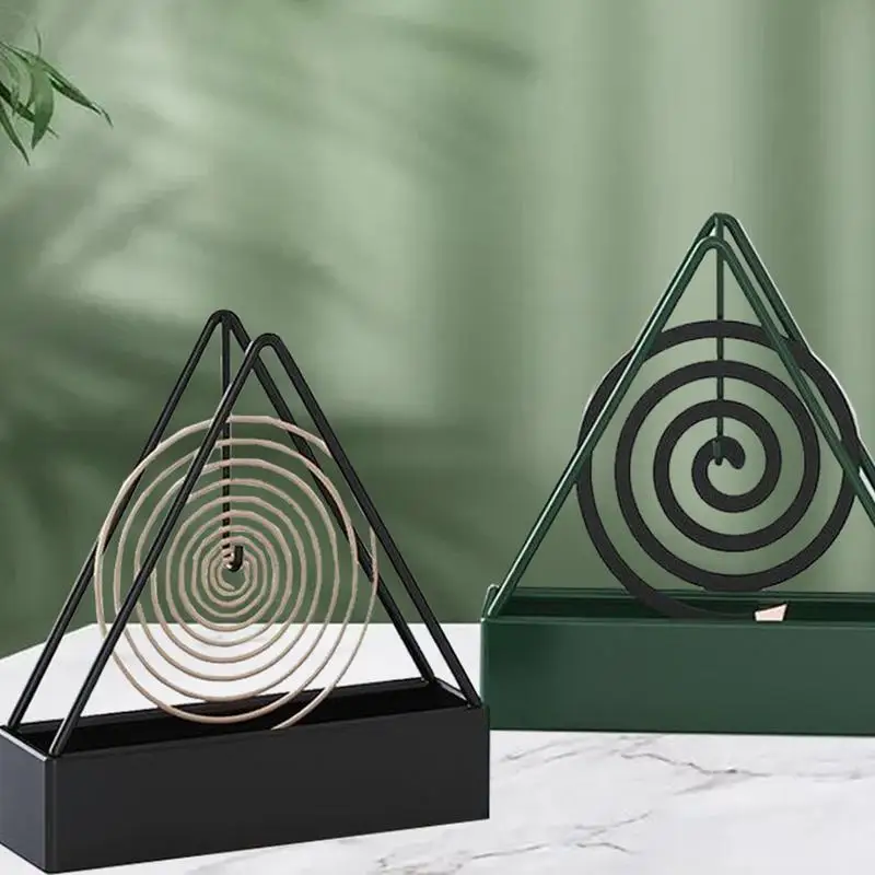 Mosquito Coil Holder Incense Holders Coil Incense Burner Frame Modern Repellent Incense Rack For Hiking Home Outdoor Fishing