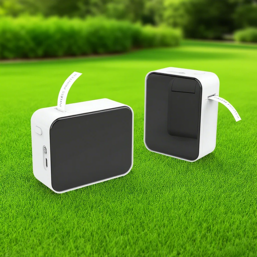 テープ付きラベルメーカー、P7ミニサーマルラベルメーカー、ポータブルデスクトップラベルプリンター、ステッカープリンター