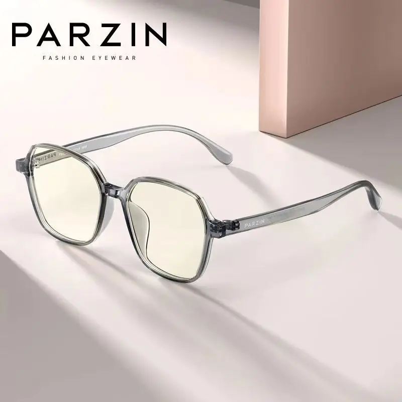 

PARZIN Blue Light Blocking Glasses Women Computer Gaming Goggles Men Optical Glasses Frame Prescription Eyeglasses Frames 15795S